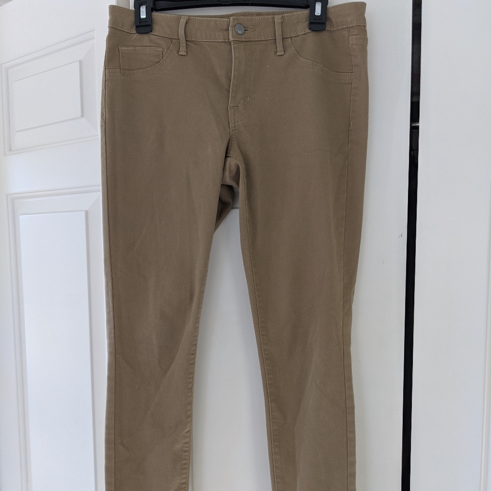 Full length tan pants